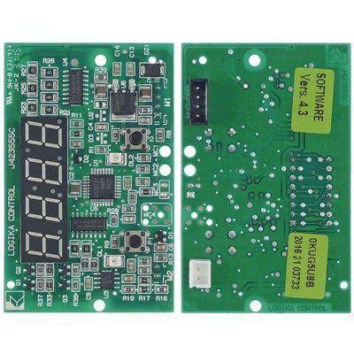 placa display L 76mm L 48mm