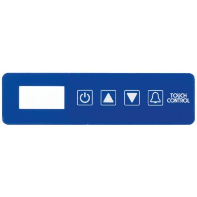 folie panou frontal congelator cu șoc termic L 165mm L 45mm