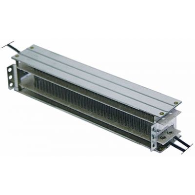 Baterie de incalzire 2000W, 230V, cu 2 rezistente, distanta intre suruburi 185 mm, latime 40 mm, H 35 mm, limitare temperatura 105° C - 415114