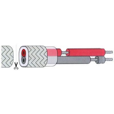 Rezistenta cablu incalzitor 230 V, 1750 Ohm / m, 30 W / m, ø 8 mm, vanzare la metru - 416342