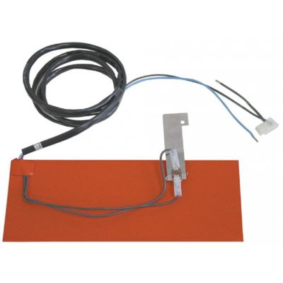 Rezistenta folie silicon rosu 310 x 115 mm, 600 W, 230 V, cu termostat de siguranta, rezistenta plana autoadeziva - 416395