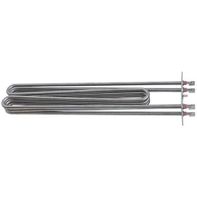 Rezistenta bain marie 9000 W, 230 V, L 380 mm, flansa dreptunghiulara - 416606