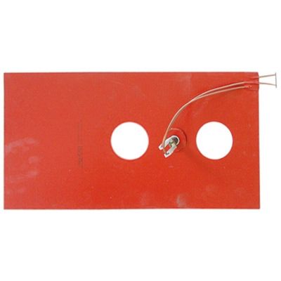 Rezistenta folie silicon rosu 460 x 250 mm, 1000 W, 230 V, cu limitator de temperatura, temperatura maxima 175 °C, rezistenta plana autoadeziva - 416687