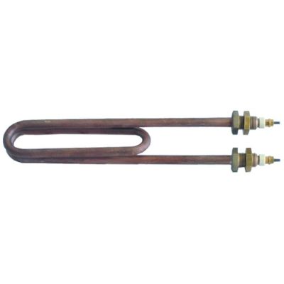Rezistenta 1300 W, 230 V, L 215 mm, latime 39 mm, teava ø 8,5 mm, filete ¼" - 417126