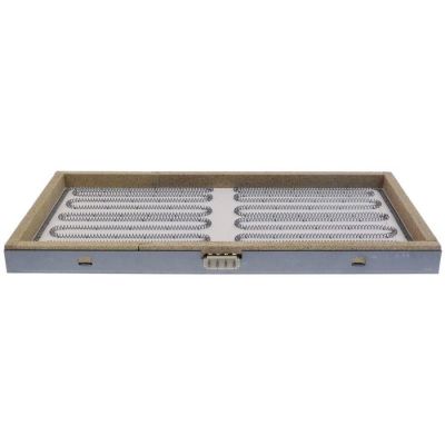 rezistenta radianta dreptunghiular 3700W (2 x 1850)watt 230V L 480mm L 250mm Î 35mm