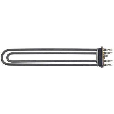 rezistenta 3000watt 400V CÎ 2 flanșă 70x18mm L 365mm L 64mm racord fișă plată masculină 6,3mm