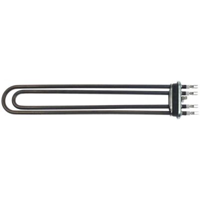 rezistenta 6000watt 400V CÎ 2 flanșă 70x18mm L 365mm L 65mm racord fișă plată masculină 6,3mm