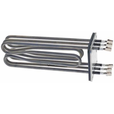 Rezistenta 9000W, 230V, 3201.1004, cu 3 circuite, L 205x38 mm, H 70 mm, flansa 82x82 mm - 417695