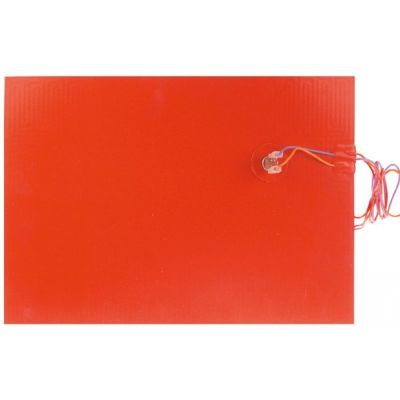 Rezistenta folie silicon 400 x 290 mm, 1500W, 230V, cu limitator de temperatura, temperatura maxima 175°C, rezistenta plana autoadeziva - 418034