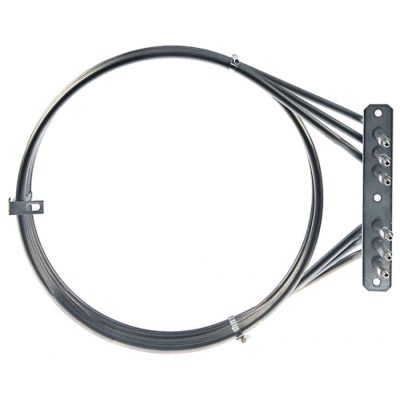 Rezistenta 6000 W, 230 V, int. ø 217 mm, ext. ø 231 mm, flansa 140x22 mm - 418131