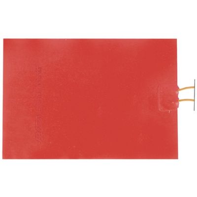 Rezistenta folie silicon rosu 195 x 140 mm, 150 W, 230 V, temperatura maxima 175 °C, rezistenta plana autoadeziva - 418262