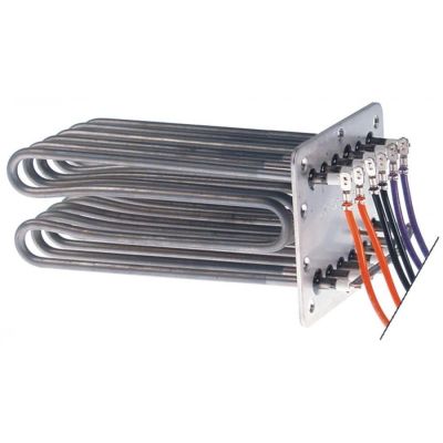 Rezistenta 18000 W, 230 V, L 194 mm, W 87 mm, H 68 mm, cu 6 circuite, 2 teci sonda temperatura - 418370