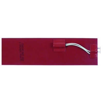 Rezistenta din folie silicon rosu 210 x 58 mm, 100W, 220V, cu limitator de temperatura, t.max. 130°C, rezistenta plana autoadeziva - 418855