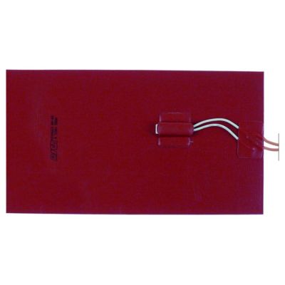 Rezistenta folie silicon rosu 210 x 116 mm, 200W, 230V, cu limitator de temperatura, t.max. 130°C, rezistenta plana autoadeziva - 418856