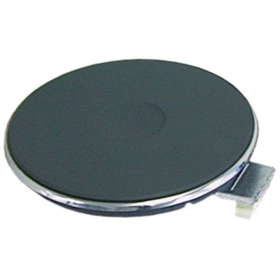 Plita electrica ø 150 mm, activ ø 145 mm, 1000 W, 230 V, contacte 4 suruburi, cu inel exterior inox 4 mm - 490004
