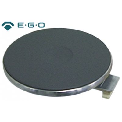 Plita Electrica ø 180 mm, 2000 W, 400 V, contacte 4 suruburi, cu inel exterior inox 8 mm - 490017