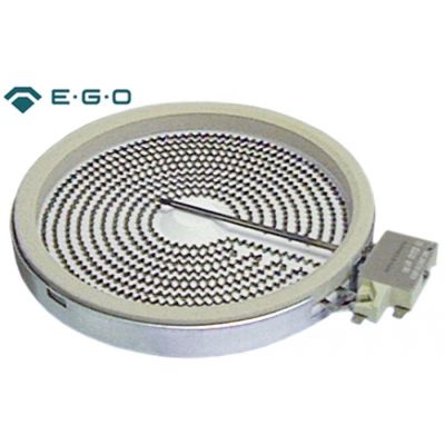 Rezistenta radianta rotunda ø 230 mm, 2300 W, 230 V, cu 1 circuit, EGO 1051111004, 10.51111.004 - 490043