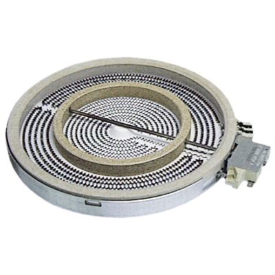 Rezistenta radianta ø 230 mm, 2200 / 750 W, 230V, pentru plita vetroceramica, EGO 1051211004 - 490044