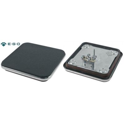 Plita electrica patrata 220x220 mm, 2000 W, 230 V, cu inel exterior inox, cu 4 borne - 490065