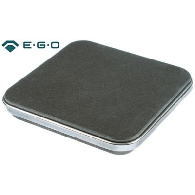 Plita electrica patrata 220x220 mm, 2600W, 230V, cu inel exterior inox, cu protectie termica - 490066