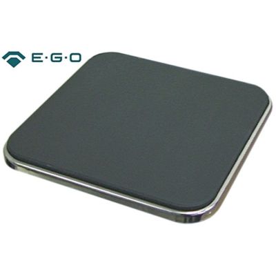 Plita electrica patrata 300 x 300 mm, 4000W, 400V, EGO cu bord exterior inox, 4 contacte - 490074