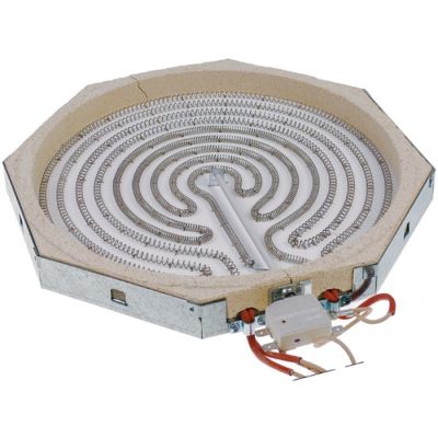 Rezistenta electrica octagonala pentru plita vitroceramica 3400 W, 230 V, 300x300, 2 circuite - 490079