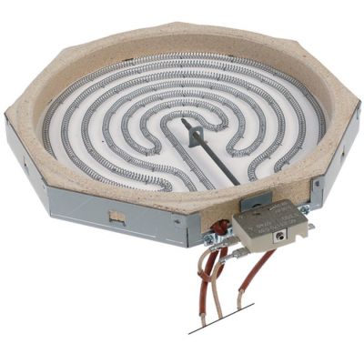 Rezistenta radianta octogonala pentru plita vitroceramica 2500 W, 230 V, 250x250 mm, 2 circuite - 490152