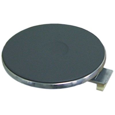 Plita electrica rotunda ø 225 mm, 2000 W, 440 V, conectare cu 4 suruburi - 490174