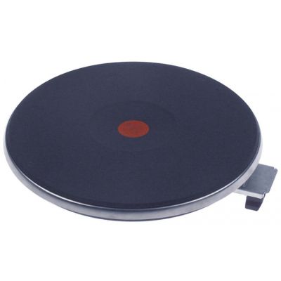 Plita electrica rotunda ø 225 mm, 2600 W, 440 V, conectare cu 4 suruburi, cu inel exterior inox inalt 8 mm - 490175