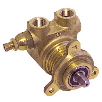 Pompa PA204F FLUID-O-TECH, 200 l/h, flansa cu 3 orificii, ax "D" 10x11 mm, racordare 3/8", Faema - 500065