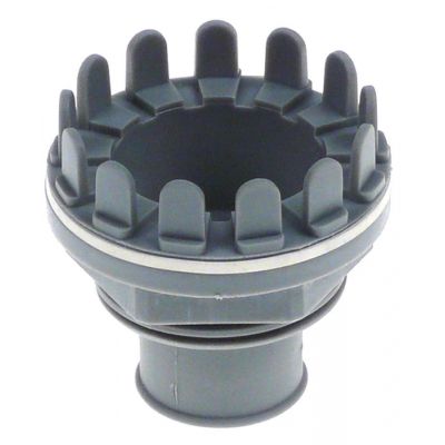 drain valve ID ø 37 mm L 58 mm hose connector ø 28 mm with nut - Code 502074