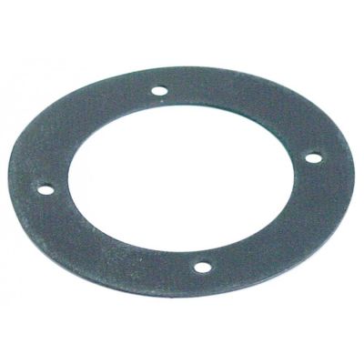 gasket D1 ø 62 mm D2 ø 96 mm thickness 1 mm rubber with 4 screw holes equiv. no. 16241 - Code 503112