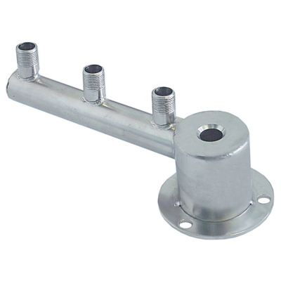 wash arm H 70 mm L 200 mm nozzles 3 mounting pos. bottom - Code 504075