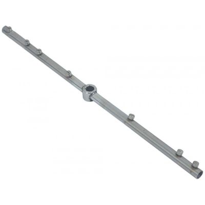 rinse arm L 400 mm nozzles 7 mounting ø 12 mm mounting pos. upper/lower - Code 504501