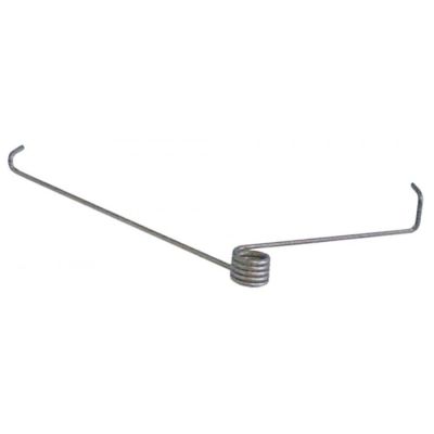 torsion spring ø 7 mm L2 5 mm wire gauge ø 1 mm L1 50 mm L3 29 mm - Code 504705