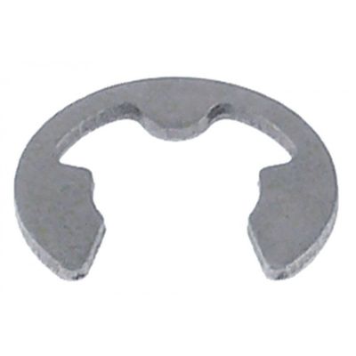 Inel de retinere elastic radial, diam. ø 14 x 7 mm, pentru ax ø 8-11 mm, grosime 0.9 mm, din inox DIN 6799 - 507015