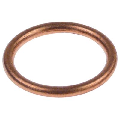 gasket copper D1 ø 28 mm D2 ø 22 mm thickness 3 mm Qty 1 pc - 510650