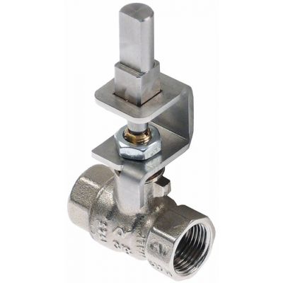 Robinet cu bila 3/8", filet interior, L 41 mm, fluture cu surub - 520511