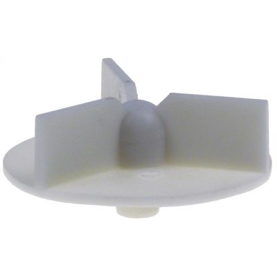 Turbina pompa ø 72 mm, H 17 mm, filet stanga M7L, ax ø 13 mm, cu 3 palete - 521085