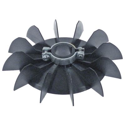 fan wheel ø 160mm W 30mm shaft intake ø 24mm plastic vanes 12 - 524676