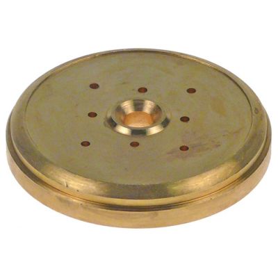 Dus dispersor apa ø 57,4 mm, H 9,5 mm, cu 8 gauri ø 2 mm, din alama - 525028