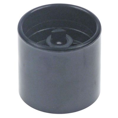 Buton negru ø 46 mm, ax ø 6,5 x 8 mm - 525136