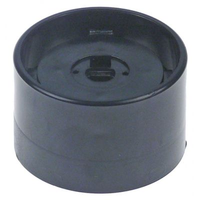 Buton ø 47 mm, ax ø 6,5 x 8 mm, pentru robinet apa calda/abur - 525137