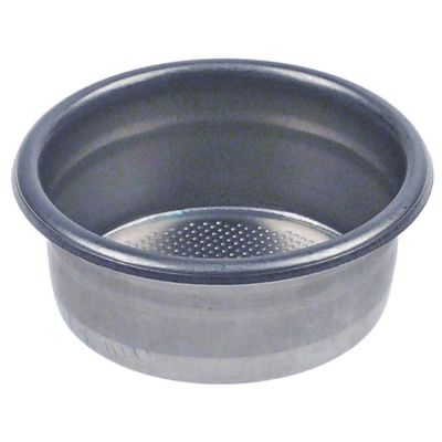 Filtru nepresurizat pentru 2 cafele, ext. ø 65 mm, montare ø 55 mm, H 25.7 mm, 12 grame, pentru portfiltru - 525155