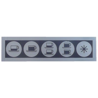 Folie tastatura cu 5 butoane, 103 x 27 mm, IBERITAL - 525212