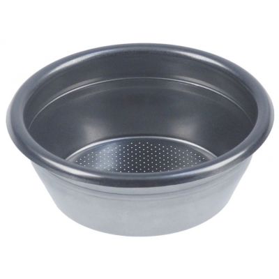 Filtru nepresurizat pentru 2 cafele, exterior ø 70 mm, montare ø 60 mm, H 25 mm, 14 gr. cafea, din inox, perforatii ø 0,3 mm - 525270