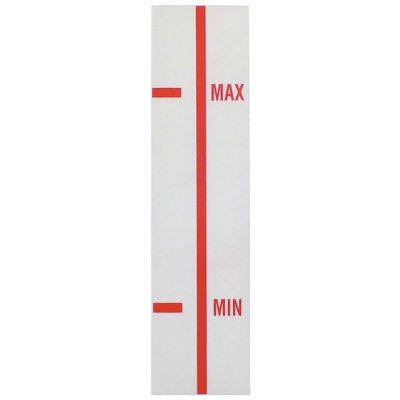 label L 119 mm W 30 mm Min/Max transparent - 526020