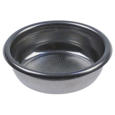 Filtru nepresurizat pentru 2 cafele, exterior ø 70 mm, montare ø 60 mm, H 20,5 mm, 12 grame cafea, din inox - 526067