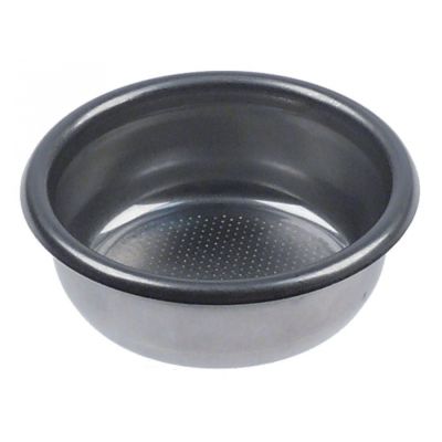 Filtru nepresurizat pentru 2 cafele, exterior ø 70 mm, montare ø 60 mm, H 24,5 mm, 14 gr. cafea, din inox - 526068