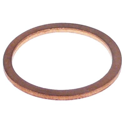 flat gasket copper D1 ø 25,8 mm D2 ø 21,5 mm thickness 1,3 mm - 526093